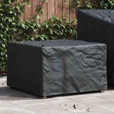vidaXL Prevleka za zunanje pohištvo Črna 82 x 82 x 50 cm 210D tkanina | Shoptok.si