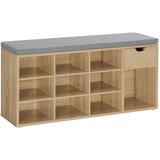 Ormarić za cipele sa sjedalom - sonoma - LHS024W11 | shoptok.hr
