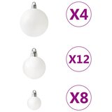  Set od 100 božićnih kuglica bijeli | Eponuda.com