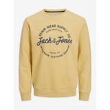 Jack & Jones Yellow Mens Sweatshirt Andy - Men