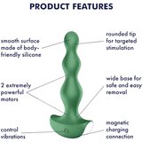 Satisfyer analni čep - Lolli Plug 2, zeleni | shoptok.hr