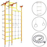 Monkey Gym Telovadna, švedska lestev za dom Mercury 2 - oranžna, (5000077594) | Shoptok.si