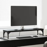 vidaXL Stalak za Monitor Crni hrast 85 x 23 x 15,5 cm | shoptok.hr
