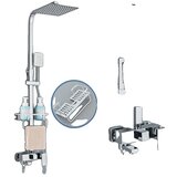 Oem Sprchová batéria, dažďová sprchová hlavica, mosadzný miešač - Chróm A 12 palcov, (5000141728) | Shoptok.si