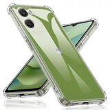 Techsuit Shockproof Clear Silicone prozirna maskica otporna na udarce za Motorola Moto G06 | shoptok.hr