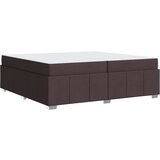  Krevetna konstrukcija Tamno smeđa 200 x 200 cm tkanina | shoptok.hr