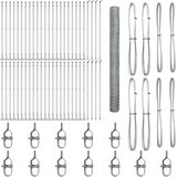 vidaXL heksagonalna ograja 1.5x100 m pocinkano jeklo, stebri za ograjo s podnožjem 13 kos Ø32mm 83.5cm pocinkano jeklo | Shoptok.si