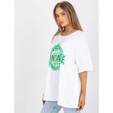Italy Moda T-shirt-DHJ-TS-6862.24X-white-green | shoptok.hr