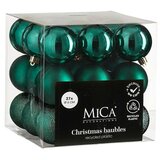 Mica Decorations Božićne kuglice (Petrolej, Plastika, Promjer: 6 cm, 27 Kom.) | shoptok.hr