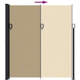  Bočna tenda na uvlačenje bež 220 x 300 cm | shoptok.hr