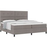  Vzmetnica s škatlo taupe 200x200 cm tkanina, (22082869) | Shoptok.si