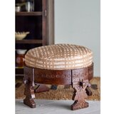 Bloomingville & Bloomingville Mini Bež-temno rjav tabure Paloma – Bloomingville | Shoptok.si