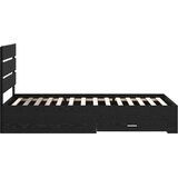  Krevetna konstrukcija Crni hrast 100 x 200 cm Konstruirano drvo | shoptok.hr