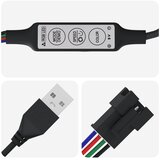  LED traka 12 kom. Crna i prozirna Bakar i plastika | shoptok.hr