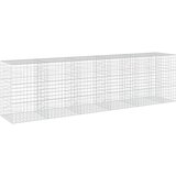  Gabion s žicom debljine 5 mm i mrežom 10x10 cm 550x100x150 cm | shoptok.hr