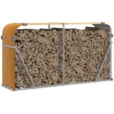  Držač za cjepanice izgledom drva 180x45x100 cm pocinčani čelik | shoptok.hr