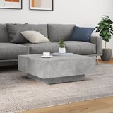  Stolić za kavu s LED svjetlima sivi boja betona 80x80x31 cm | shoptok.hr
