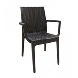 ARETA Stolica DAFNE 55x54x85cm PVC coffee | Eponuda.ba