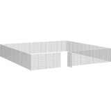  Ograda za životinje s 48 ploča 54 x 100cm od pocinčanog željeza | Eponuda.com