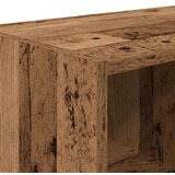 vidaXL Regal za čevlje 2 kosa zložljiva starinski les 89,5x30x40 cm | Shoptok.si