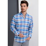 Dewberry G663 MEN'S SHIRT-TURQUOISE | Shoptok.si