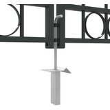 vidaXL Ograjna vrata ASSEN 401 x 200 cm Jeklo Siva Zaklenljivo, (5000300971) | Shoptok.si