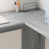  Kutni stol Siva Sonoma 140 x 113,5 x 75 cm Konstruirano drvo | shoptok.hr