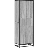 vidaXL Knjižna omara siva sonoma 60x35x170,5 cm inženirski les Cene