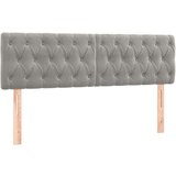  Box spring s madracem LED svjetlosivi 160x200 cm baršun | shoptok.hr
