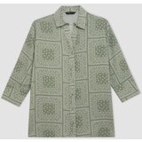 Defacto Regular Fit Patterned Half Sleeve Shirt Cene