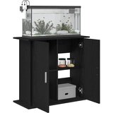  Stalak za akvarij crni hrast 81x36x73 cm Konstruirano drvo | shoptok.hr
