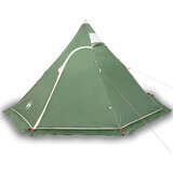 Šator tipi za kampiranje za 5 osoba zeleni vodootporni | shoptok.hr