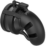ManCage Model 18 Chastity 3.5" Silicone Cage Ballsplitter Black | shoptok.hr