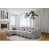 Miuform Svijetlo siva kutna garnitura (s lijevim kutom/s ležaljkom) Shell – | shoptok.hr