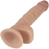 Lovetoy Real Extreme - vakuumska čašica, dildo za testise - 21 cm (prirodni) | shoptok.hr