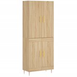  Visoka komoda hrasta sonome 69,5x34x180cm od konstruiranog drva | shoptok.hr