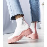 Gemre White sock boots with pink sole Cali | ePonuda.com