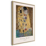  Slika - Gustav Klimt - The Kiss (1 Part) Vertical 40x60 U prirodnom drvenom okviru | shoptok.hr
