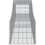 Obokane gabion košare 6 kosa 400x50x40/60 cm pocinkano železo | Shoptok.si