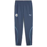 Puma Športne hlače 'MCFC Prematch' safir / nebeško modra / bela