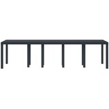  Stol za vrt Antracit 300 x 100 x 73 cm poliratan | shoptok.hr