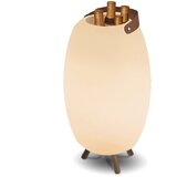 New Garden Stoječa svetilka bela 72,5 cm, vključno z LED in zvočnikom, zatemnitev RGB, IP44, z daljinskim upravljalnikom - Apolo Cene