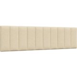  Postelja z vzmetnico krem 180x200 cm blago | Shoptok.si