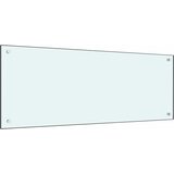  Kuhinjski zid 2 pcs Bijelo 100 x 40 cm Staklo otporno na udarce | shoptok.hr