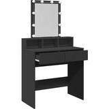  Toaletni stolić s LED svjetlima crni 80 x 41 x 144,5 cm | shoptok.hr