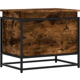 vidaXL Kutija za pohranu s poklopcem dimljeni hrast 60x40x51,5 cm | shoptok.hr