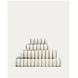 Kave Home Zelena/bež frotirna bombažna brisača 70x140 cm Dorane – | Shoptok.si