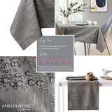 AmeliaHome Stolnjak Vesta 140x350 cm, smeđa Slike