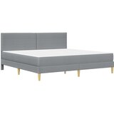  Okvir kreveta s madracem Svijetlo siva 180 x 200 cm tkanina | shoptok.hr