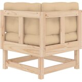  Kutna sofa od masivne borovine s jastucima | shoptok.hr
